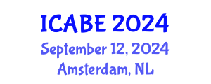 International Conference on Accounting, Business and Economics (ICABE) September 12, 2024 - Amsterdam, Netherlands
