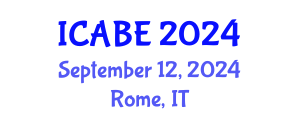 International Conference on Accounting, Business and Economics (ICABE) September 12, 2024 - Rome, Italy