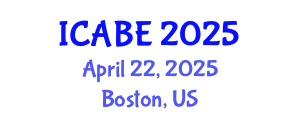 International Conference on Accounting, Business and Economics (ICABE) April 22, 2025 - Boston, United States