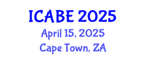 International Conference on Accounting, Business and Economics (ICABE) April 15, 2025 - Cape Town, South Africa