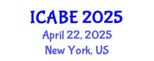 International Conference on Accounting, Business and Economics (ICABE) April 22, 2025 - New York, United States