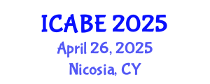 International Conference on Accounting, Business and Economics (ICABE) April 26, 2025 - Nicosia, Cyprus