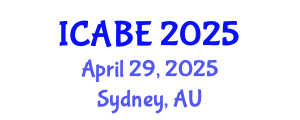 International Conference on Accounting, Business and Economics (ICABE) April 29, 2025 - Sydney, Australia