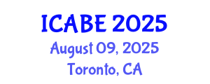 International Conference on Accounting, Business and Economics (ICABE) August 09, 2025 - Toronto, Canada