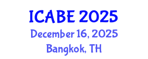 International Conference on Accounting, Business and Economics (ICABE) December 16, 2025 - Bangkok, Thailand