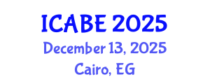 International Conference on Accounting, Business and Economics (ICABE) December 13, 2025 - Cairo, Egypt