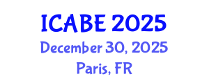 International Conference on Accounting, Business and Economics (ICABE) December 30, 2025 - Paris, France