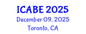 International Conference on Accounting, Business and Economics (ICABE) December 09, 2025 - Toronto, Canada