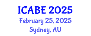 International Conference on Accounting, Business and Economics (ICABE) February 25, 2025 - Sydney, Australia