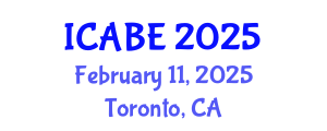 International Conference on Accounting, Business and Economics (ICABE) February 11, 2025 - Toronto, Canada