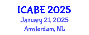 International Conference on Accounting, Business and Economics (ICABE) January 21, 2025 - Amsterdam, Netherlands