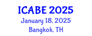 International Conference on Accounting, Business and Economics (ICABE) January 18, 2025 - Bangkok, Thailand