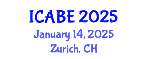 International Conference on Accounting, Business and Economics (ICABE) January 14, 2025 - Zurich, Switzerland