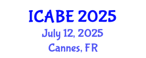 International Conference on Accounting, Business and Economics (ICABE) July 12, 2025 - Cannes, France