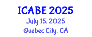 International Conference on Accounting, Business and Economics (ICABE) July 15, 2025 - Quebec City, Canada