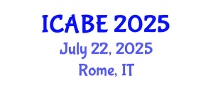 International Conference on Accounting, Business and Economics (ICABE) July 22, 2025 - Rome, Italy