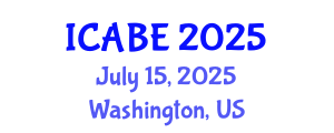 International Conference on Accounting, Business and Economics (ICABE) July 15, 2025 - Washington, United States