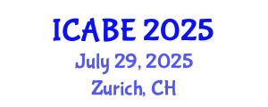 International Conference on Accounting, Business and Economics (ICABE) July 29, 2025 - Zurich, Switzerland