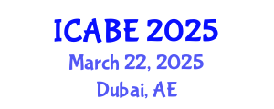 International Conference on Accounting, Business and Economics (ICABE) March 22, 2025 - Dubai, United Arab Emirates