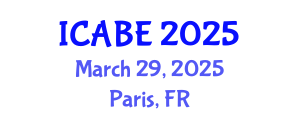 International Conference on Accounting, Business and Economics (ICABE) March 29, 2025 - Paris, France