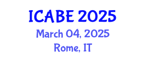 International Conference on Accounting, Business and Economics (ICABE) March 04, 2025 - Rome, Italy