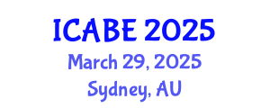 International Conference on Accounting, Business and Economics (ICABE) March 29, 2025 - Sydney, Australia