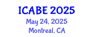 International Conference on Accounting, Business and Economics (ICABE) May 24, 2025 - Montreal, Canada