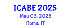 International Conference on Accounting, Business and Economics (ICABE) May 03, 2025 - Rome, Italy