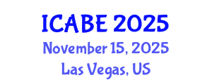 International Conference on Accounting, Business and Economics (ICABE) November 15, 2025 - Las Vegas, United States