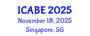 International Conference on Accounting, Business and Economics (ICABE) November 18, 2025 - Singapore, Singapore