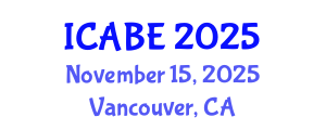 International Conference on Accounting, Business and Economics (ICABE) November 15, 2025 - Vancouver, Canada