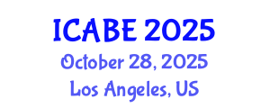 International Conference on Accounting, Business and Economics (ICABE) October 28, 2025 - Los Angeles, United States