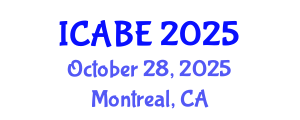 International Conference on Accounting, Business and Economics (ICABE) October 28, 2025 - Montreal, Canada