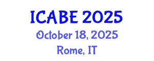 International Conference on Accounting, Business and Economics (ICABE) October 18, 2025 - Rome, Italy