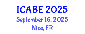 International Conference on Accounting, Business and Economics (ICABE) September 16, 2025 - Nice, France