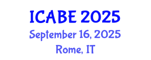 International Conference on Accounting, Business and Economics (ICABE) September 16, 2025 - Rome, Italy