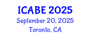 International Conference on Accounting, Business and Economics (ICABE) September 20, 2025 - Toronto, Canada