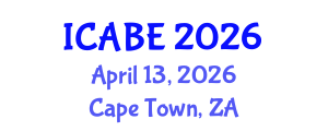 International Conference on Accounting, Business and Economics (ICABE) April 13, 2026 - Cape Town, South Africa International Conference on Accounting, Business and Economics (ICABE) April 13, 2026 - Cape Town, South Africa