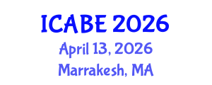 International Conference on Accounting, Business and Economics (ICABE) April 13, 2026 - Marrakesh, Morocco International Conference on Accounting, Business and Economics (ICABE) April 13, 2026 - Marrakesh, Morocco