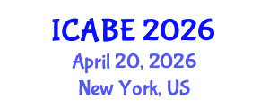 International Conference on Accounting, Business and Economics (ICABE) April 20, 2026 - New York, United States International Conference on Accounting, Business and Economics (ICABE) April 20, 2026 - New York, United States