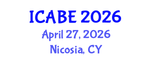 International Conference on Accounting, Business and Economics (ICABE) April 27, 2026 - Nicosia, Cyprus International Conference on Accounting, Business and Economics (ICABE) April 27, 2026 - Nicosia, Cyprus