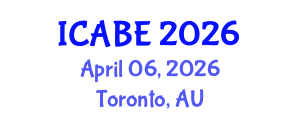 International Conference on Accounting, Business and Economics (ICABE) April 06, 2026 - Toronto, Australia International Conference on Accounting, Business and Economics (ICABE) April 06, 2026 - Toronto, Australia