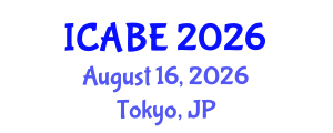 International Conference on Accounting, Business and Economics (ICABE) August 16, 2026 - Tokyo, Japan International Conference on Accounting, Business and Economics (ICABE) August 16, 2026 - Tokyo, Japan