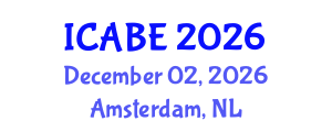International Conference on Accounting, Business and Economics (ICABE) December 02, 2026 - Amsterdam, Netherlands International Conference on Accounting, Business and Economics (ICABE) December 02, 2026 - Amsterdam, Netherlands
