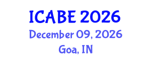 International Conference on Accounting, Business and Economics (ICABE) December 09, 2026 - Goa, India International Conference on Accounting, Business and Economics (ICABE) December 09, 2026 - Goa, India