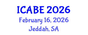 International Conference on Accounting, Business and Economics (ICABE) February 16, 2026 - Jeddah, Saudi Arabia International Conference on Accounting, Business and Economics (ICABE) February 16, 2026 - Jeddah, Saudi Arabia