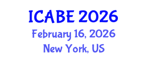 International Conference on Accounting, Business and Economics (ICABE) February 16, 2026 - New York, United States International Conference on Accounting, Business and Economics (ICABE) February 16, 2026 - New York, United States