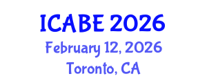 International Conference on Accounting, Business and Economics (ICABE) February 12, 2026 - Toronto, Canada International Conference on Accounting, Business and Economics (ICABE) February 12, 2026 - Toronto, Canada