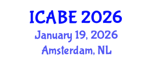 International Conference on Accounting, Business and Economics (ICABE) January 19, 2026 - Amsterdam, Netherlands International Conference on Accounting, Business and Economics (ICABE) January 19, 2026 - Amsterdam, Netherlands