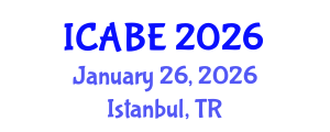 International Conference on Accounting, Business and Economics (ICABE) January 26, 2026 - Istanbul, Turkey International Conference on Accounting, Business and Economics (ICABE) January 26, 2026 - Istanbul, Turkey